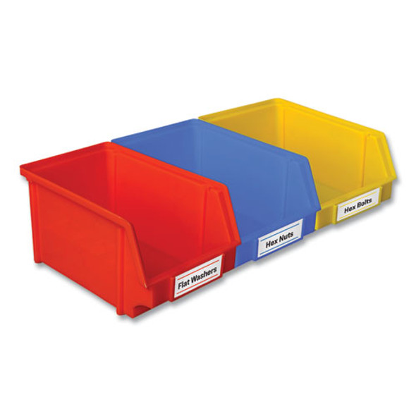 Surface Safe ID Labels, Inkjet/Laser Printers, 1.63 x 3.63, White, 12/Sheet, 25 Sheets/Pack