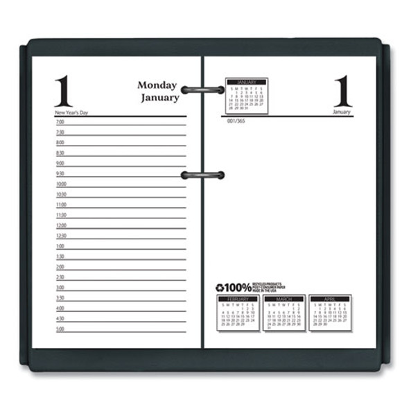Economy Daily Desk Calendar Refill, 3.5 x 6, White Sheets, 12-Month (Jan to Dec): 2025