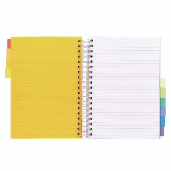 B5 Size 10-Subject Project Book, 10-Subject, Medium/College Rule, White Cover, (200) 9.8 x 6.9 Sheets