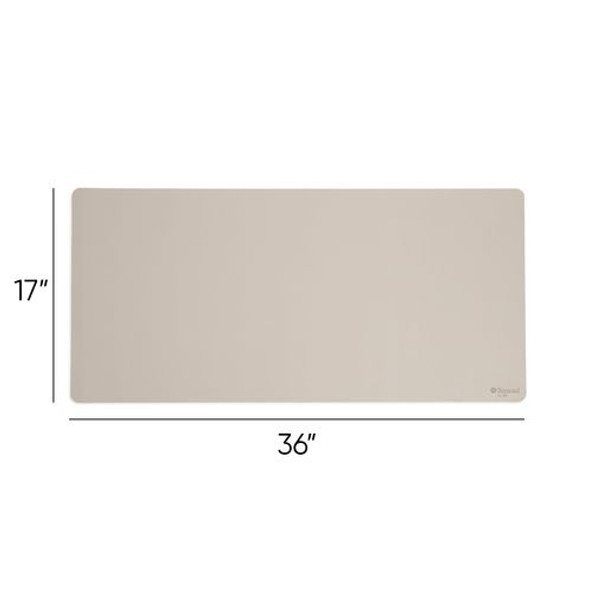 Vegan Leather Desk Pads, 36 x 17, SandStone