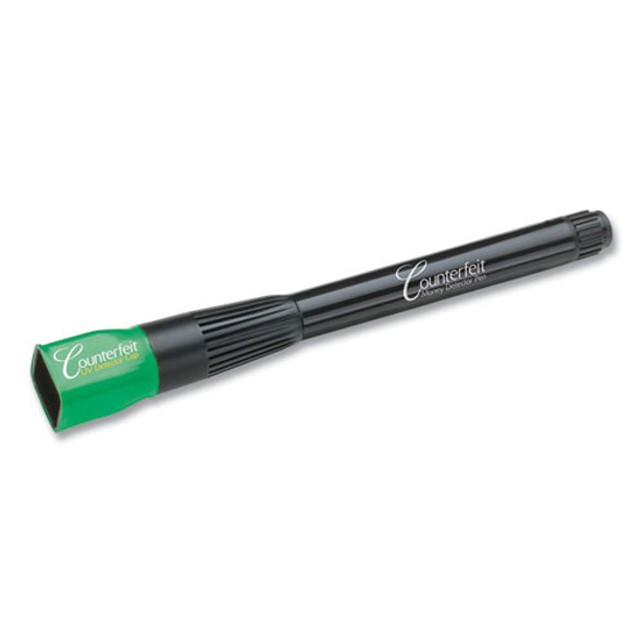 Smart Money Counterfeit Detector Pen with Reusable UV LED Light, U.S.; Most Foreign Currencies, Black