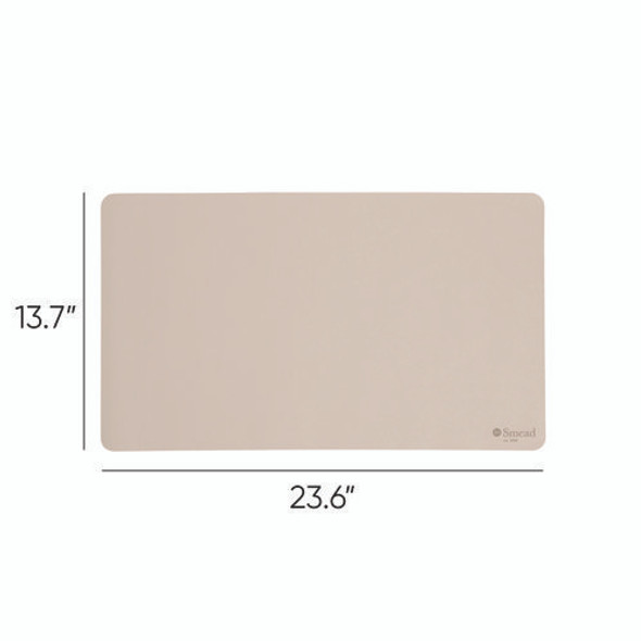 Vegan Leather Desk Pads, 23.6 x 13.7, SandStone