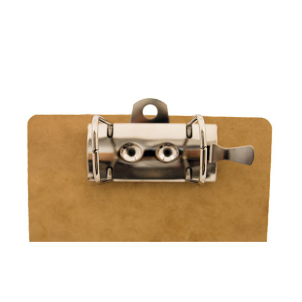 Recycled Hardboard Archboard Clipboard, 2.5" Clip Capacity, Holds 8.5 x 14 Sheets, Brown