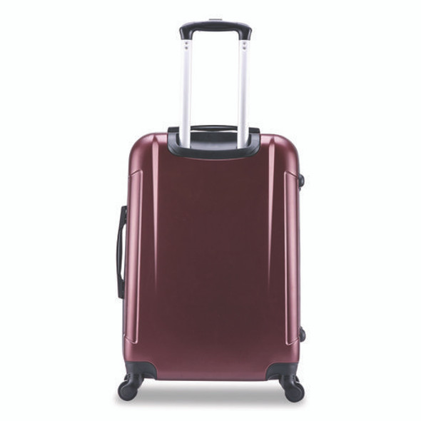 Pilot Hard Side Carry-On Suitcase, Four-Wheeled Spinner, 16.34 x 10.24 x 25.39, Wine