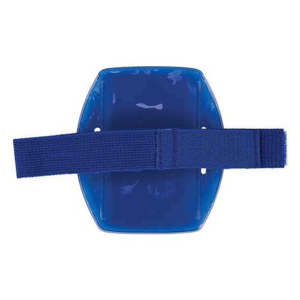 Squids 3386 Arm Band ID/Badge Holder, Vertical, Blue, 3.75 x 4.25 Holder, 2.5 x 4 Insert, 10/Pack