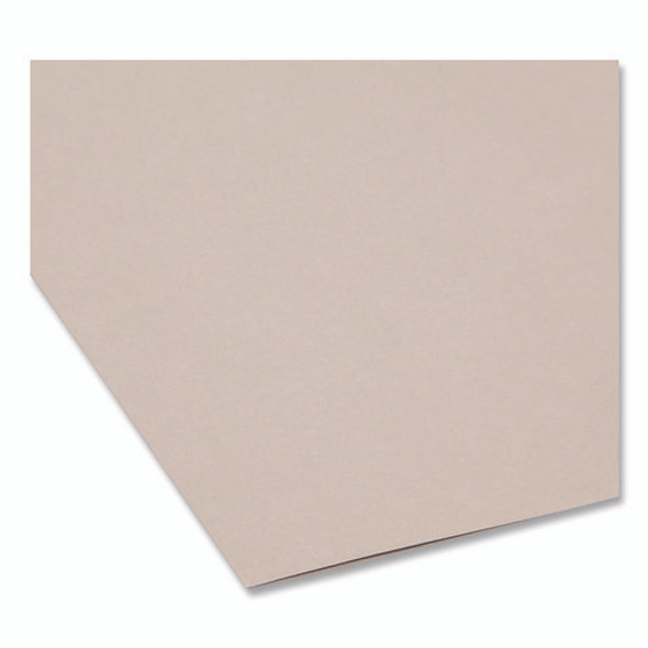 TUFF Hanging Folders with Easy Slide Tab, Legal Size, 1/3-Cut Tabs, Steel Gray, 18/Box