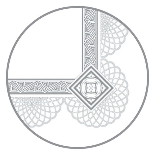 Premium Certificates, 8.5 x 11, White/Silver with Spiro Silver Foil Border,15/Pack