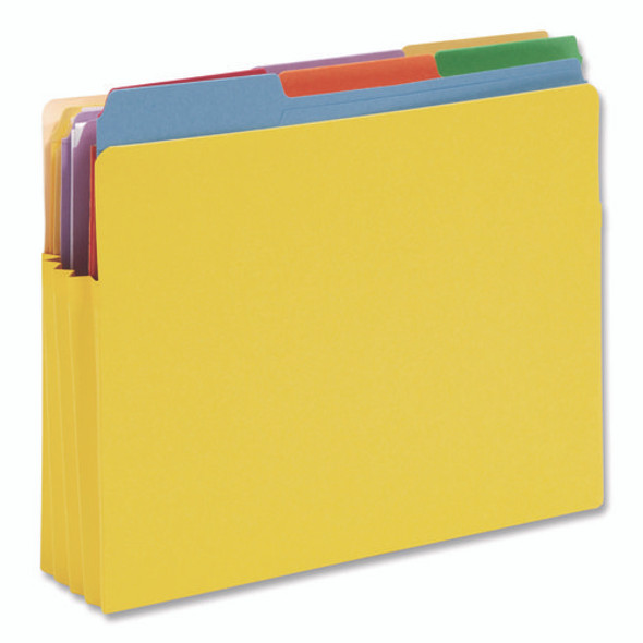 Colored File Pockets, 3.5" Expansion, Letter Size, Assorted Colors, 5/Pack Colored File Pockets, 3.5" Expansion, Letter Size, Assorted Colors, 5/Pack