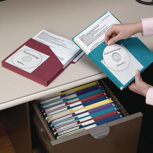 File Jackets, Letter Size, Assorted, 5/Pack