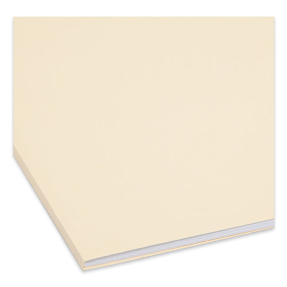 Top Tab Fastener Folders, 1/3-Cut Tabs: Assorted, 0.75" Expansion, 2 Fasteners, Legal Size, Manila Exterior, 50/Box