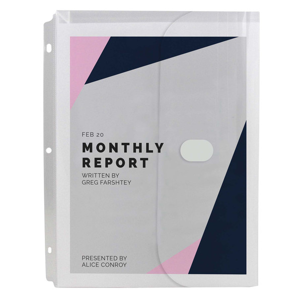 Super Heavyweight Poly Binder Pockets, Clear, Side Loading, 11" x 8.5", Pack of 10 Super Heavyweight Poly Binder Pockets, Clear, Side Loading, 11" x 8.5", Pack of 10