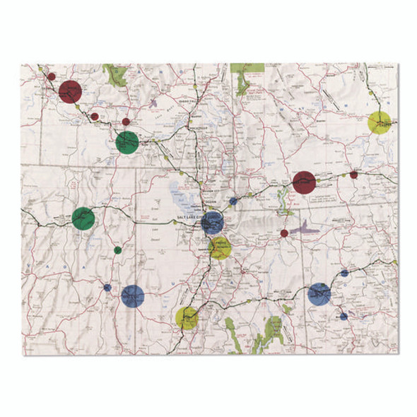 Handwrite-Only Self-Adhesive "See Through" Removable Round Color Dots, 0.25" dia, Assorted, 216/Sheet, 4 Sheets/Pack, (5796)