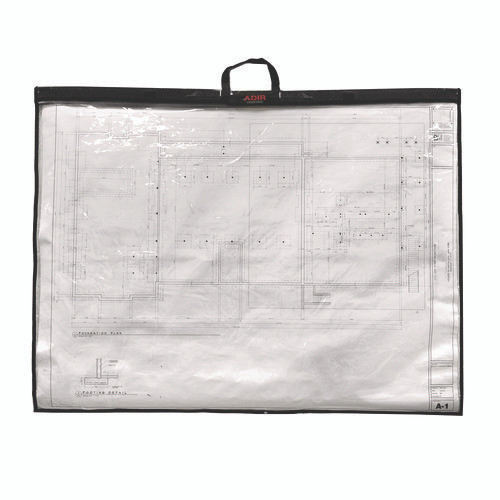 Large Document Protection Blueprint Plan Holder, Holds ARCH D (24" x 36"), Clear