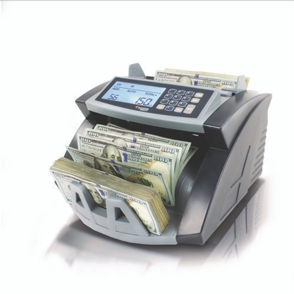 5520UV/MG Cash Counter, 1,300 Bills/min, 9.7 x 11.5 x 7.5, Gray