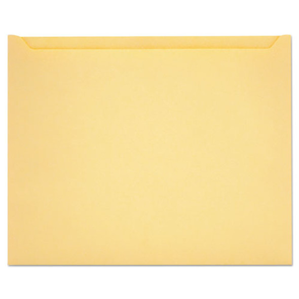Paper File Jackets, Letter Size, Buff, 100/Box