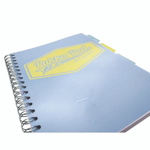 B5 Size Project Book, 4-Subject, Medium/College Rule, Assorted Pastel Cover Colors, (100) 9.8 x 6.9 Sheets, 3/Pack