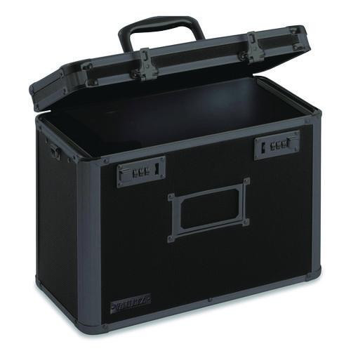 Locking Personal File Tote, Letter, 7.25 x 13.75 x 12.5, Tactical Black
