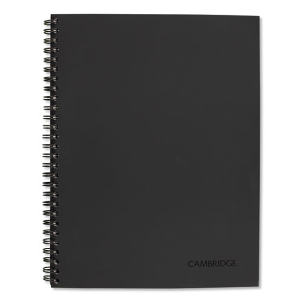 Wirebound Guided Business Notebook, Action Planner Project-Management Format, Dark Gray Cover, (80) 9.5 x 7.5 Sheets