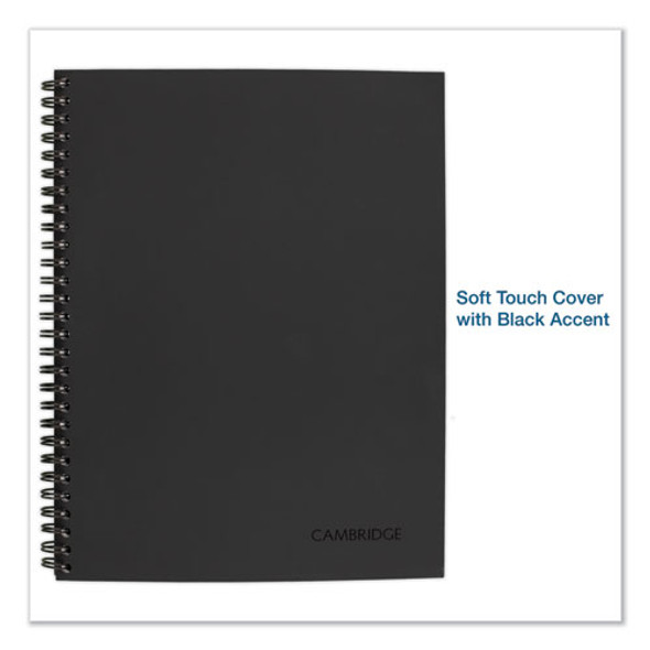 Wirebound Guided Business Notebook, Action Planner Project-Management Format, Dark Gray Cover, (80) 9.5 x 7.5 Sheets