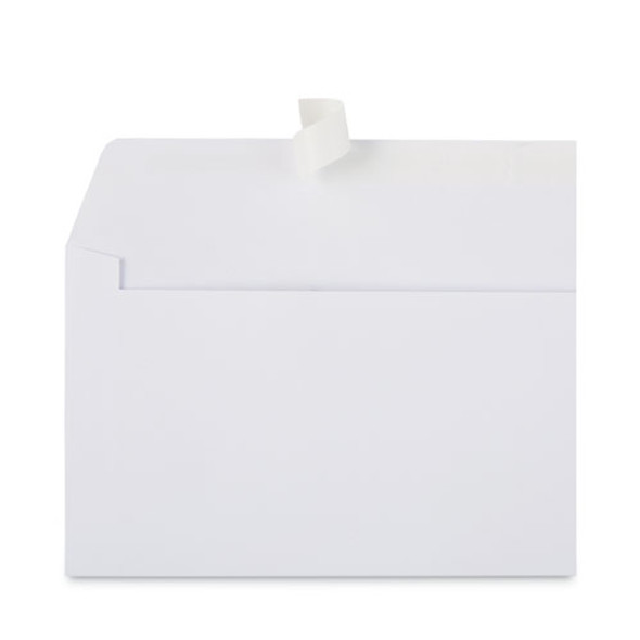 Open-Side Business Envelope, 1 Window, #10, Commercial Flap, Gummed Closure, 4.13 x 9.5, White, 250/Box