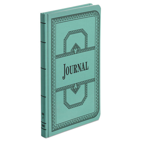 Account Record Book, Record-Style Rule, Blue Cover, 11.75 x 7.25 Sheets, 300 Sheets/Book
