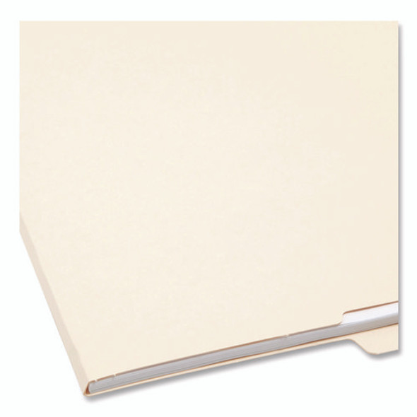 Heavyweight Manila End Tab Folders, 9" High Front, 1/2-Cut Tabs: Top, Letter Size, 0.75" Expansion, Manila, 100/Box