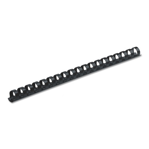Plastic Comb Bindings, 3/8" Diameter, 55 Sheet Capacity, Navy Blue, 100/Pack