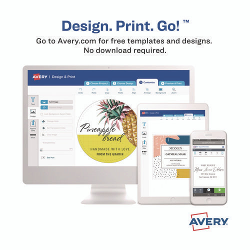 Laser/Inkjet Media Labels, Inkjet/Laser Printers, 2.75" x 2.75", Matte White, 9 Labels/Sheet, 70 Sheets/Box