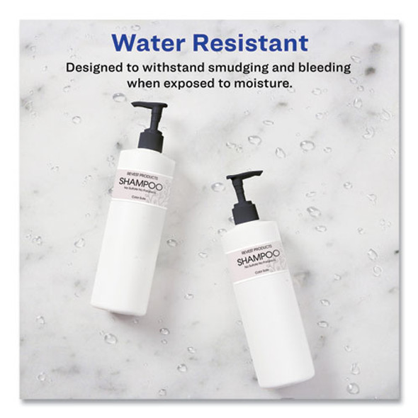 Rectangle Labels, Inkjet/Laser Printers, 7.85 x 1.75, Textured White, 5/Sheet, 10 Sheets/Pack