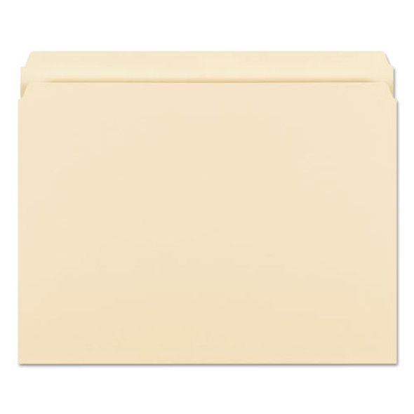 Manila File Folders, Straight Tabs, Letter Size, 0.75" Expansion, Manila, 100/Box