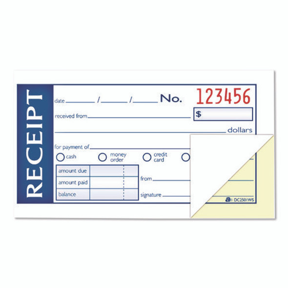 Write 'n Stick Receipt Book, Two-Part Carbonless, 4.88 x 2.75, 50 Forms Total Write 'n Stick Receipt Book, Two-Part Carbonless, 4.88 x 2.75, 50 Forms Total