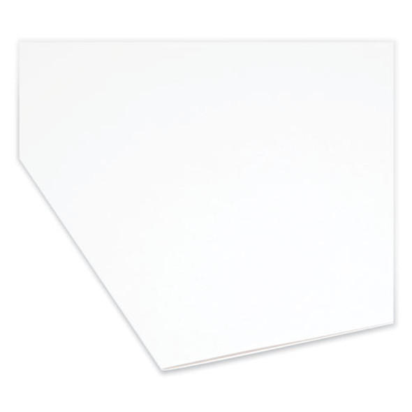 Colored File Folders, 1/3-Cut Tabs: Assorted, Letter Size, 0.75" Expansion, White, 100/Box