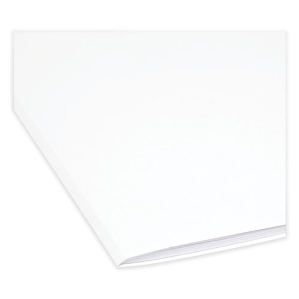 Colored File Folders, 1/3-Cut Tabs: Assorted, Letter Size, 0.75" Expansion, White, 100/Box