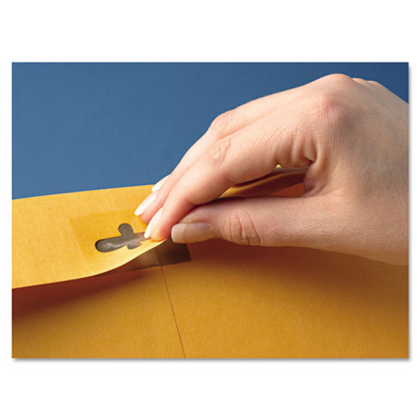 Postage Saving ClearClasp Kraft Envelope, #90, Cheese Blade Flap, ClearClasp Closure, 9 x 12, Brown Kraft, 100/Box