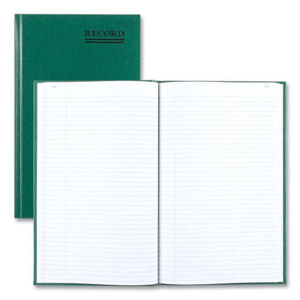Emerald Series Account Book, Green Cover, 12.25 x 7.25 Sheets, 300 Sheets/Book