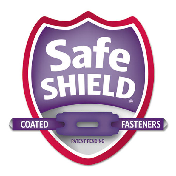 End Tab Pressboard Classification Folders, Six SafeSHIELD Fasteners, 2" Expansion, 2 Dividers, Legal Size, Blue, 10/Box