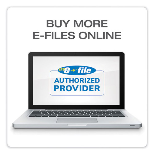 1099-NEC + 1096 Tax Form Kit with e-File, Inkjet/Laser, Fiscal Year: 2023, 5-Part, 8.5 x 3.67, 3 Forms/Sheet, 50 Forms Total