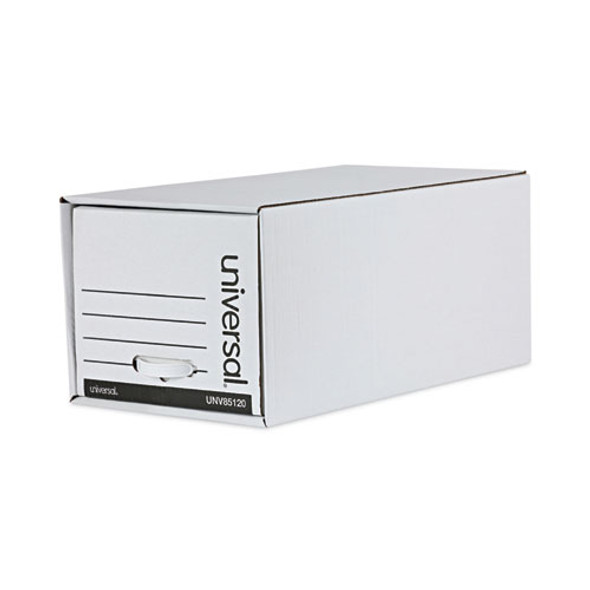 Economy Storage Drawer Files, Letter Files, White, 6/Carton