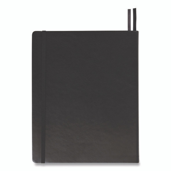 Flexible-Cover Business Journal, 1-Subject, Quadrille Rule, Black Cover, (128) 10 x 8 Sheets