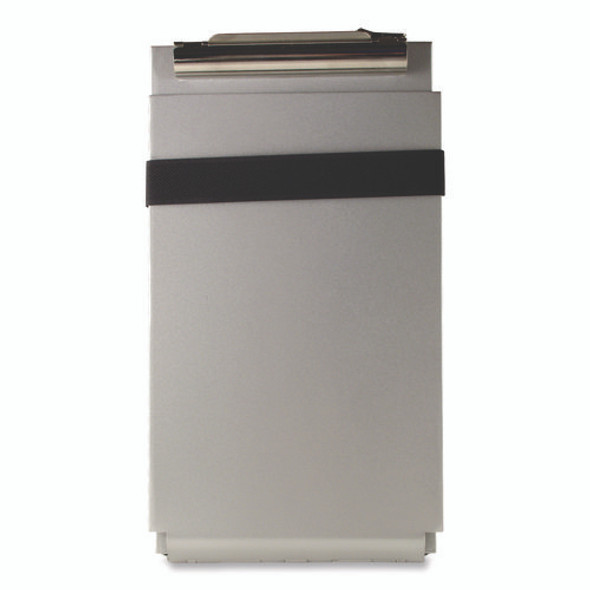 Recycled Aluminum Citation Holder Clipboard, 1/2" Clip Capacity, Holds 6 x 11 Sheets, Silver