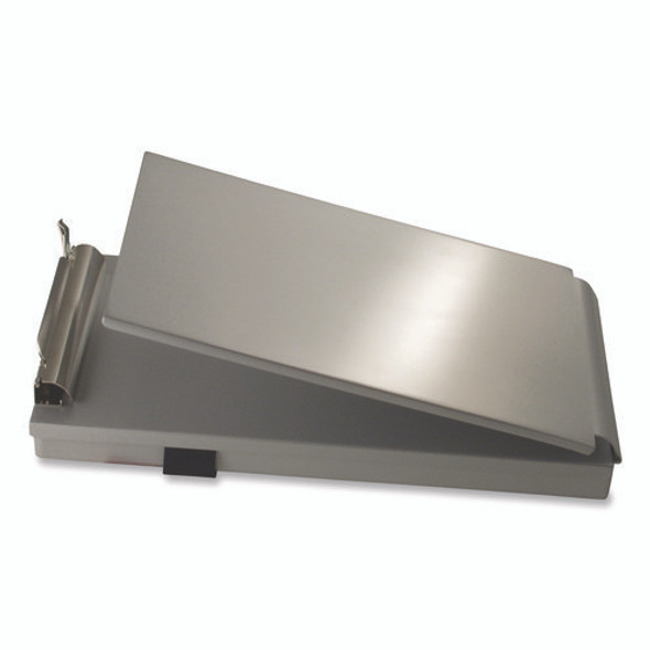 Recycled Aluminum Citation Holder Clipboard, 1/2" Clip Capacity, Holds 6 x 11 Sheets, Silver