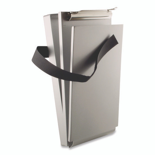 Recycled Aluminum Citation Holder Clipboard, 1/2" Clip Capacity, Holds 6 x 11 Sheets, Silver