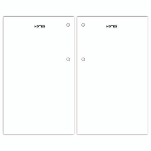 Two-Color Desk Calendar Refill, 3.5 x 6, White Sheets, 12-Month (Jan to Dec): 2025