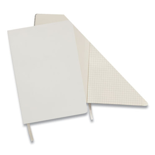 Flexible-Cover Business Journal, 1-Subject, Quadrille Rule, Gray Cover, (96) 8 x 5.5 Sheets