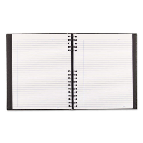 NotePro Notebook, 1-Subject, Medium/College Rule, Black Cover, (150) 11 x 8.5 Sheets