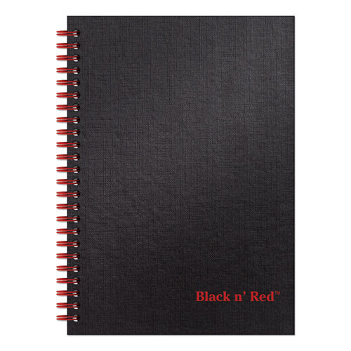 Hardcover Twinwire Notebooks, SCRIBZEE Compatible, 1-Subject, Wide/Legal Rule, Black/Red Cover, (70) 8.25 x 5.88 Sheets