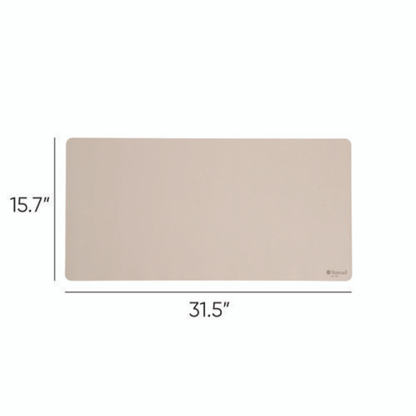 Vegan Leather Desk Pads, 31.5 x 15.7, SandStone