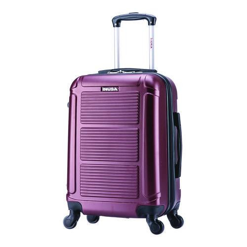 Pilot Hard Side Carry-On Suitcase, Four-Wheeled Spinner, 14.37 x 8.86 x 21.46, Wine