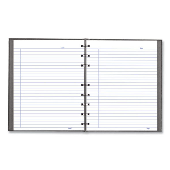 NotePro Notebook, 1-Subject, Medium/College Rule, Cool Gray Cover, (75) 9.25 x 7.25 Sheets