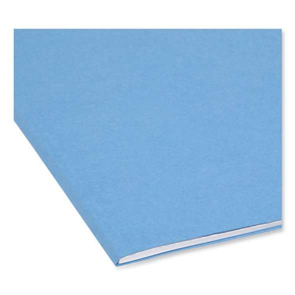 SuperTab Colored File Folders, 1/3-Cut Tabs: Assorted, Letter Size, 0.75" Expansion, 14-pt Stock, Assorted Colors, 50/Box